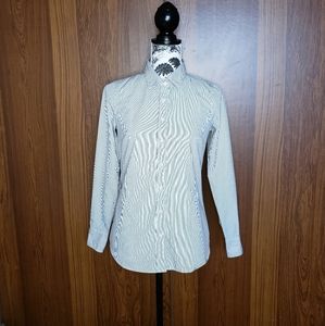 J Crew slim fit poplin shirt S